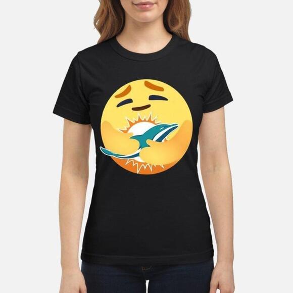 Other - Miami Dolphins Thinking Emoji Meme Nfl Fan Gift Graphic T Shirt 159